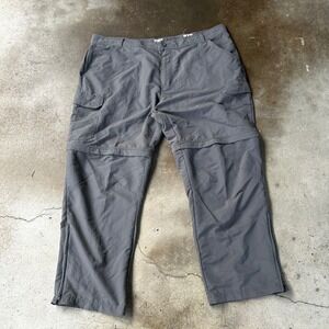 Red Head Convertible Cargo Pants Mens 44x30 Grey Zip Off Hiking Outdoor
